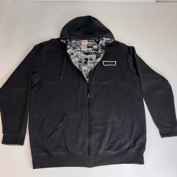 Krispy Kreme Hoodie Men Extra Large Zip Up Sweatshirt Hot Now Work Party Core Ex - Picture 1 of 16